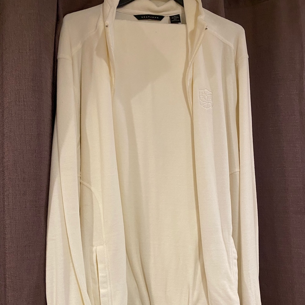 Sean John cream jogging suit